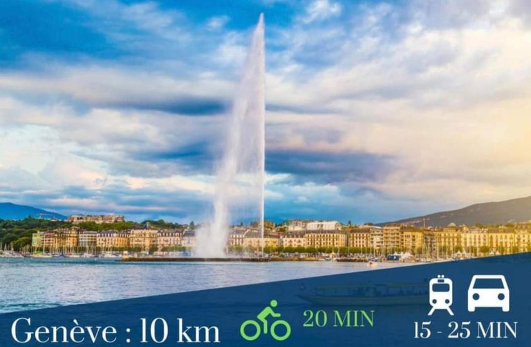 Apart 5 Personnes, 1Min Gare D'Annemasse, Geneve 5Km Exterior photo